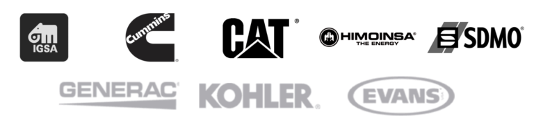 Marcas Torresa IGSA Cummins CAT Himoinsa Generac Kholer Evans
